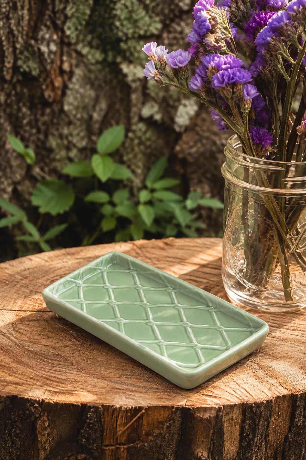 Soap Gift Basket w/ Soap Dish