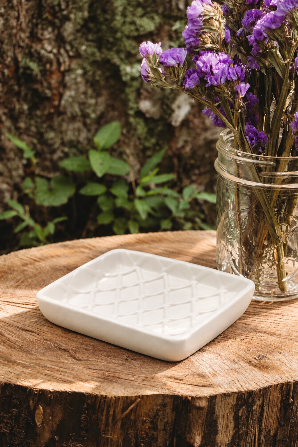 Soap Gift Basket w/ Soap Dish