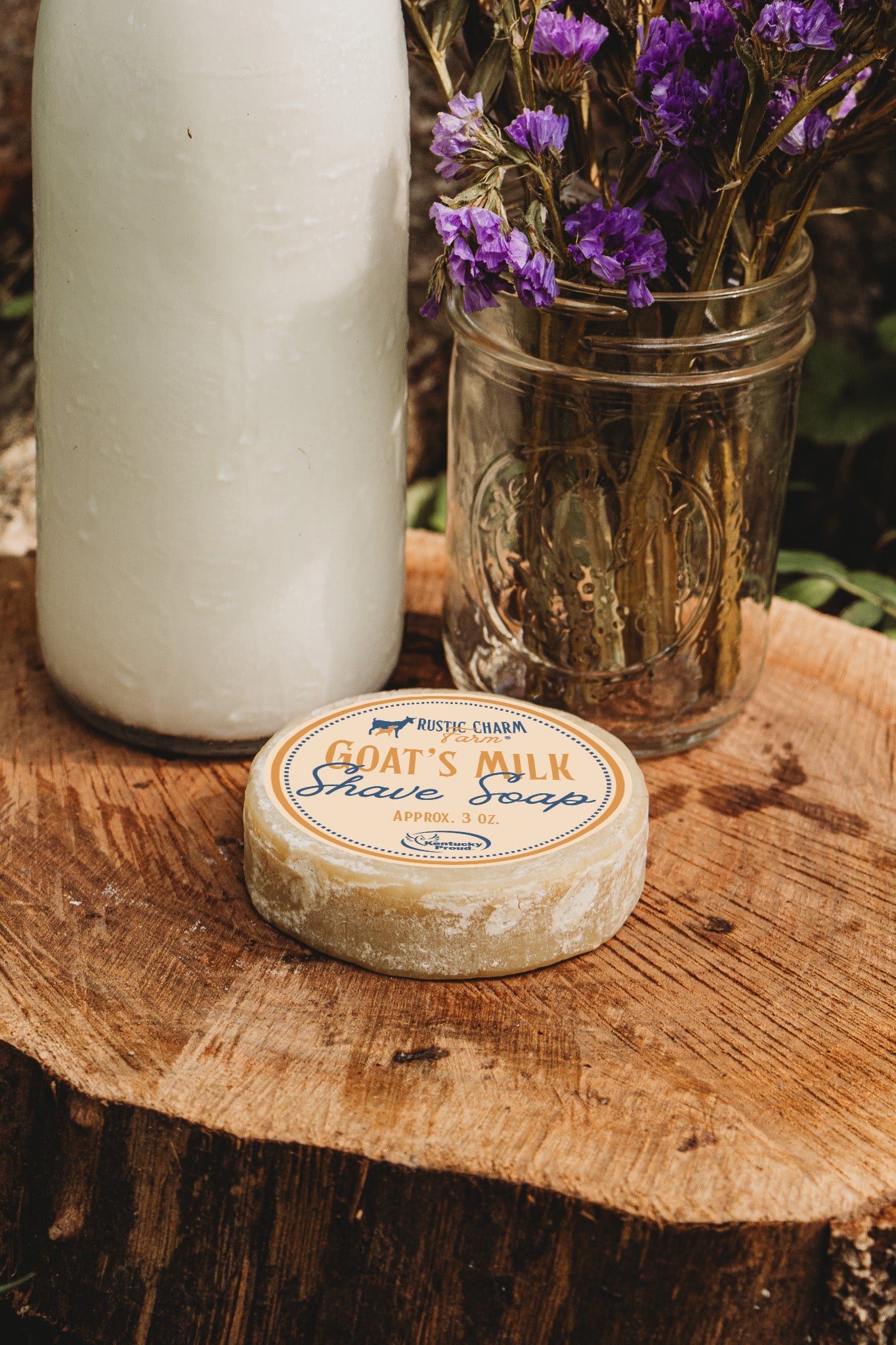 Goats' Milk Shave Soap 3oz. Refill
