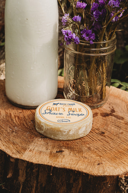 Goats' Milk Shave Soap 3oz. Refill